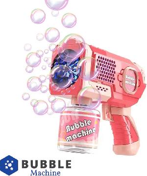 Bekijk leuke cadeautip : LED Bubble Machine - Original - bubble gun - bellenblaas machine 